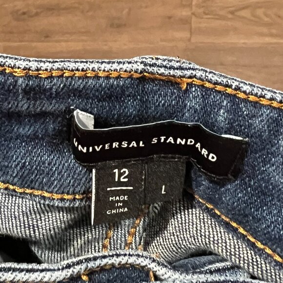 Universal Standard Joni High Rise Curve Jeans in Midnight Blue - Sz12 fits 14-16 - Picture 9 of 9